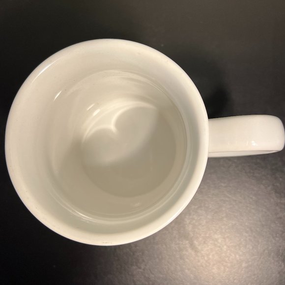 Metallic Gold Letter "J” Monogram Initial Porcelain Oversized Cup Mug - Picture 3 of 4